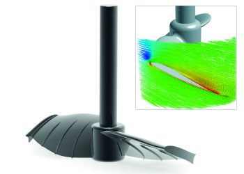 Efficient processes by ideally guided flow: the Ekato Ecofoil with airfoil blade.