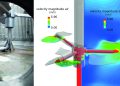 The Ekato Combijet+ impeller with a diameter of 4.4 m in a bioleach application.