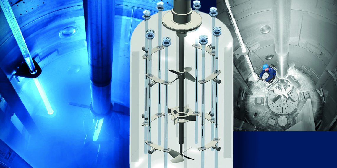 Agitated photo reactor for new syntheses. Picture: Ekato