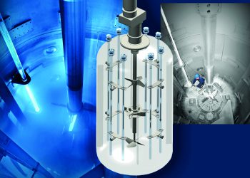 Agitated photo reactor for new syntheses. Picture: Ekato