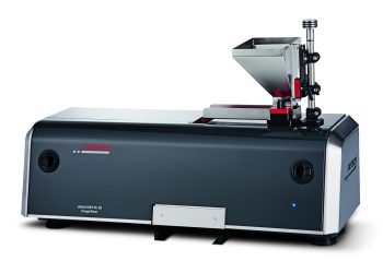 Particle Sizer ANALYSETTE 28 ImageSizer for dry measurement of powders and bulk solids. (Picture: Fritsch)