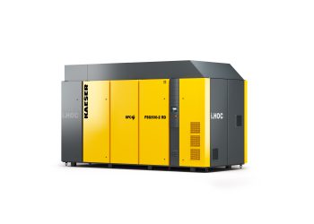 The dry-running, FSG series screw compressor with the new, integrated i.HOC rotary dryer provides a reliable, stable supply of compressed air and achieves pressure dew points of up to minus 30° C, while saving both energy and space. Picture: Kaeser Kompressoren