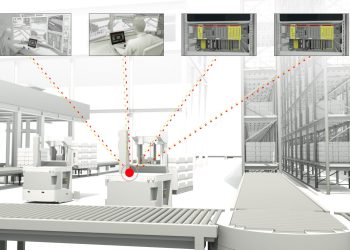 Real-time exchange of high volume process and safety data between multiple PLC controllers