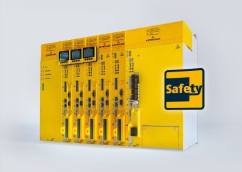 The parameterizable delay time is a time window, individually user-programmable depending on the safety function, which is switched between the safety functions and the STO function. (Picture: Baumüller)