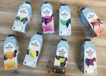 B-Better, an innovative water start-up brand from Unilever’s Future Platform, is launching a range of on-trend water beverages in SIG’s unique combidome carton bottle, offering all the advantages of an aseptic carton pack and all the benefits of a bottle shape – a perfect fit for B-Better.