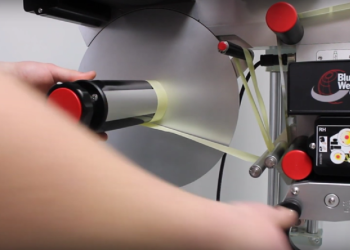 Alpha HSM Materialwechsel | Change of Labelroll | Bluhm Systeme