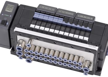 The highly compact valve island AirLINE (Type 8652) is also ideal for small control cabinets installed in close proximity to the process valves.