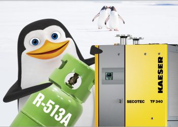 R-513A refrigerant offers the most future-proof operating solution for refrigeration dryers. (Picture: Kaeser)