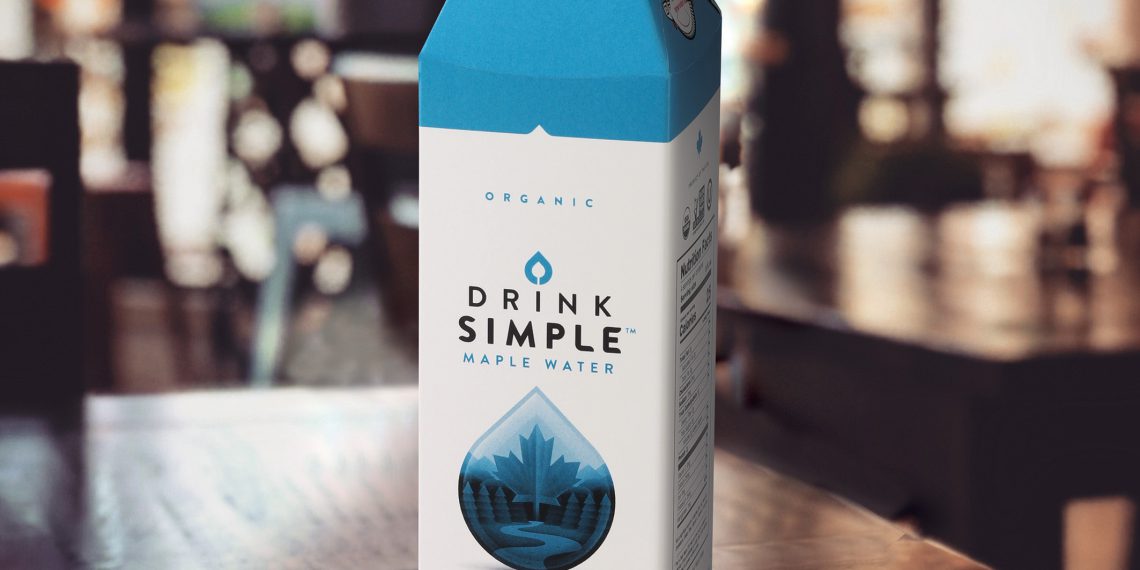 Drink Simple brings organic plant hydration in the form of maple water to U.S. consumers in combidome carton package from SIG. The composite from which the entire carton pack is made, from the base to the eye-catching yet practical dome, contains around 75% paper board, which is made from renewable raw wood material. Picture: SIG