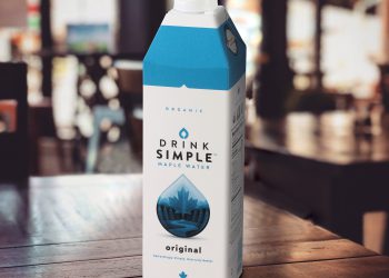 Drink Simple brings organic plant hydration in the form of maple water to U.S. consumers in combidome carton package from SIG. The composite from which the entire carton pack is made, from the base to the eye-catching yet practical dome, contains around 75% paper board, which is made from renewable raw wood material. Picture: SIG