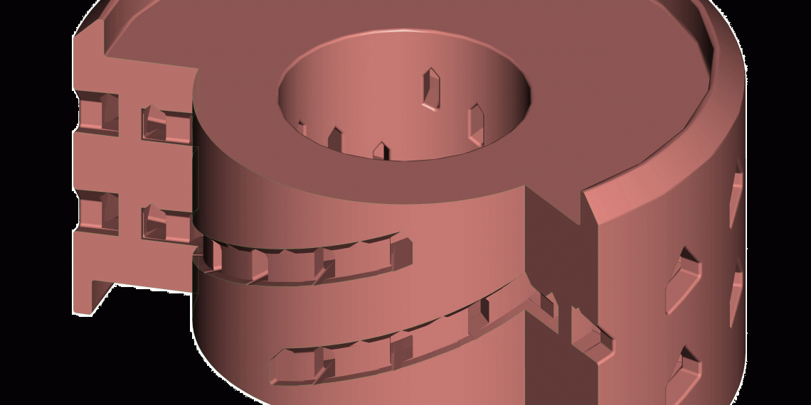 Multi stage throttling cartridges made by additive production designed to fit to any plant characteristics