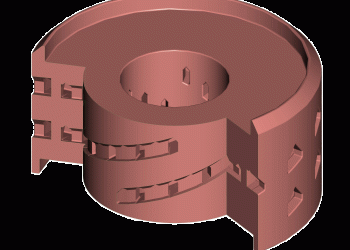 Multi stage throttling cartridges made by additive production designed to fit to any plant characteristics