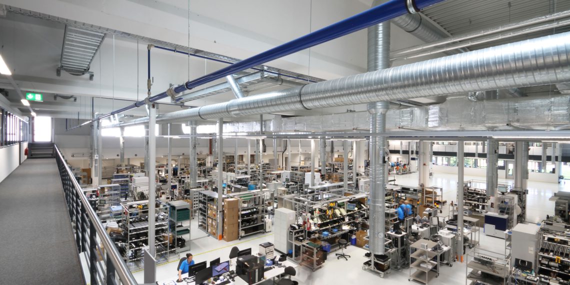 The 4,800-square-meter expansion offers additional production, office and meeting room space. Picture: Endress+Hauser