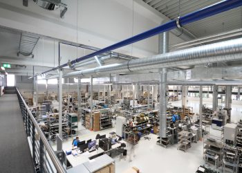 The 4,800-square-meter expansion offers additional production, office and meeting room space. Picture: Endress+Hauser