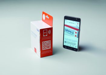 Interactive packaging solutions: it is easy to refer to further information via QR codes, NFC chips or Augmented Reality - for example to the correct way to use the medication. Picture: August Faller