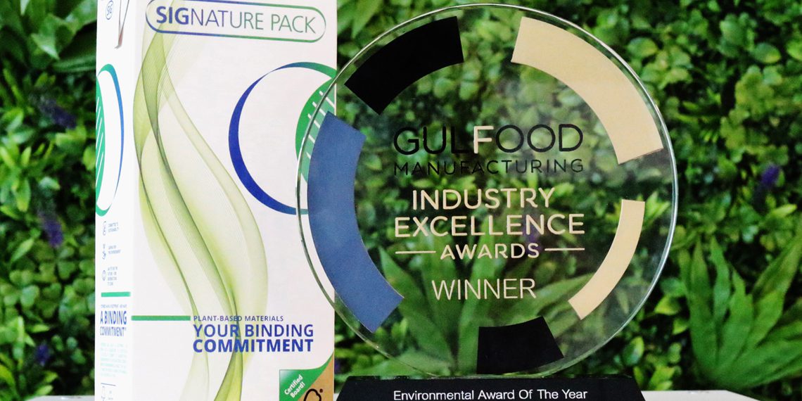 Sig’S Signature Pack Receives The ‘Environmental Award Of The Year’ At Gulfood Manufacturing