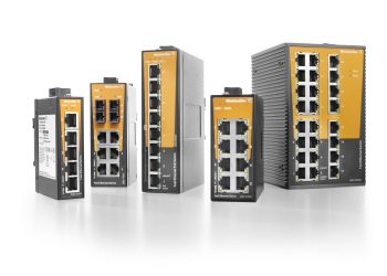 The new Ethernet switches from Weidmüller have been specifically developed for small industrial networks – for the secure and reliable communication between Ethernet-based machines and systems as well as allowing for the connection of Ethernet devices to a higher-level network. (Picture: Weidmüller)
