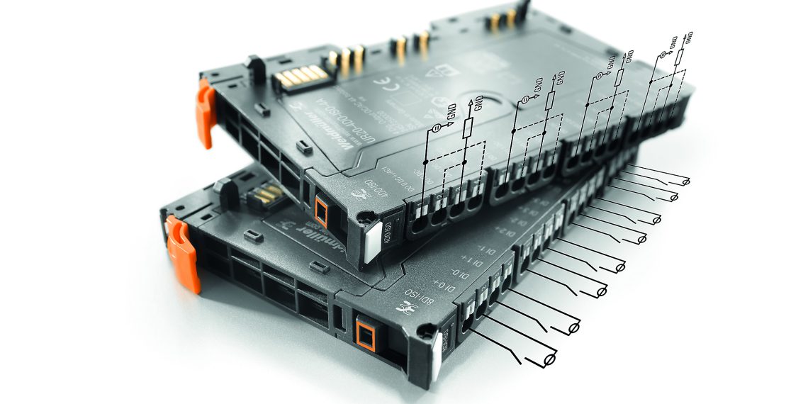 The digital input and output modules offer galvanic isolation between the channels and the system, increasing the operational reliability of the system. (Picture: Weidmüller)