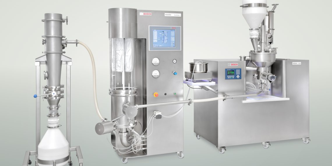 The new R&D device for the continuous production of oral solid dosage (OSD) forms ensures short time to market and an optimum dosing of smallest amounts of API.