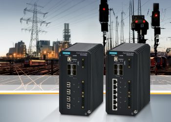 Two new compact rugged Ethernet switches have just been added to Siemens Ruggedcom portfolio. The IEEE 1588 conformant Ruggedcom RSG908C and Ruggedcom RSG910C reduce the total cost of ownership by combining precision timing information and data communications onto a single network.