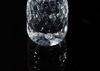 The new, droplet-shaped PET bottle from Krones holds 200 millilitres and with a weight of just 4.4 grams is extremely light. It thus constitutes an attractive, reclosable alternative to the widely used water beakers.