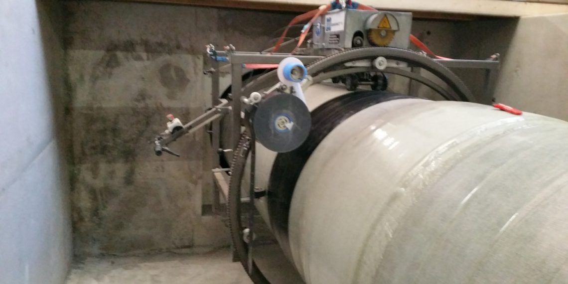 Machine processing of Butylen-AS50. Picture: Denso Dekotec