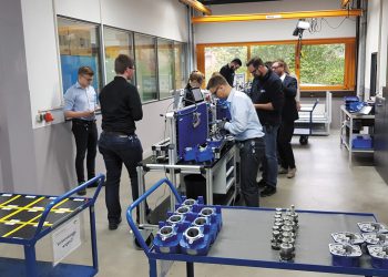 At the Bargteheide site various modular courses with a heavily practical emphasis are held in the NordPro Lab. Picture: Nord