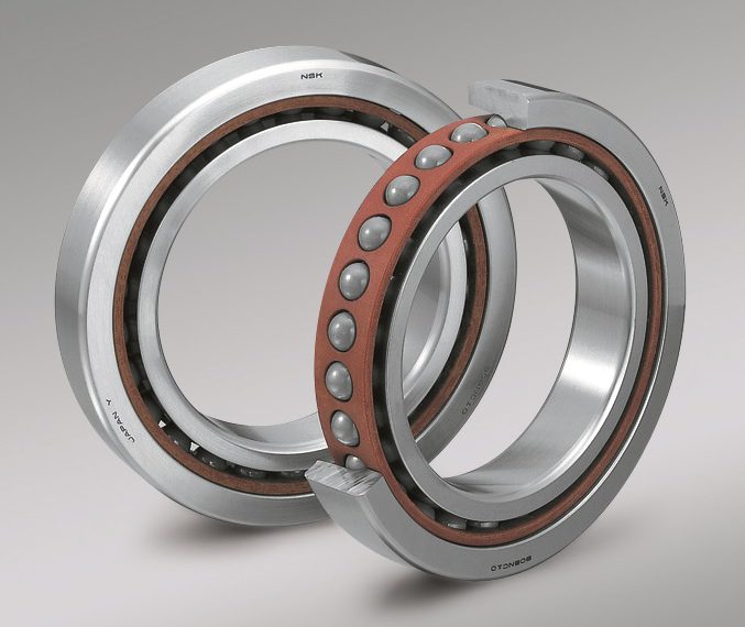NSK’s ACBB – Robust series of ultra-high speed Angular Contact Ball Bearings.