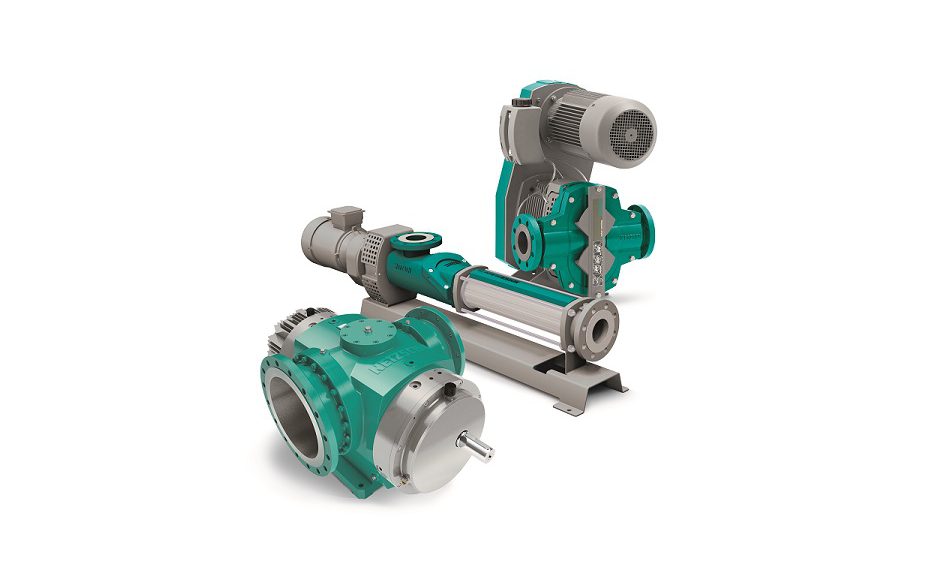The Netzsch product group of the positive displacement pumps: Nemo progressing cavity, Tornado rotary lobe and the Notos multi screw pump.