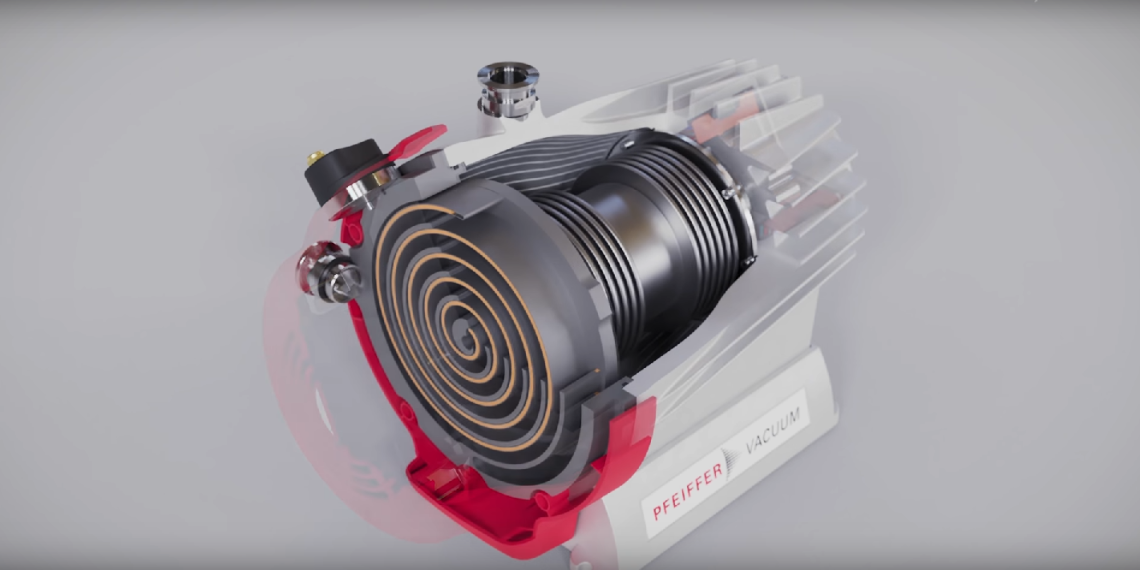 HiScroll ® the oil-free vacuum pumps by Pfeiffer Vacuum | 3D
