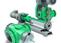 The Netzsch product group of the positive displacement pumps: Nemo progressing cavity, Tornado rotary lobe and the Notos multi screw pump.