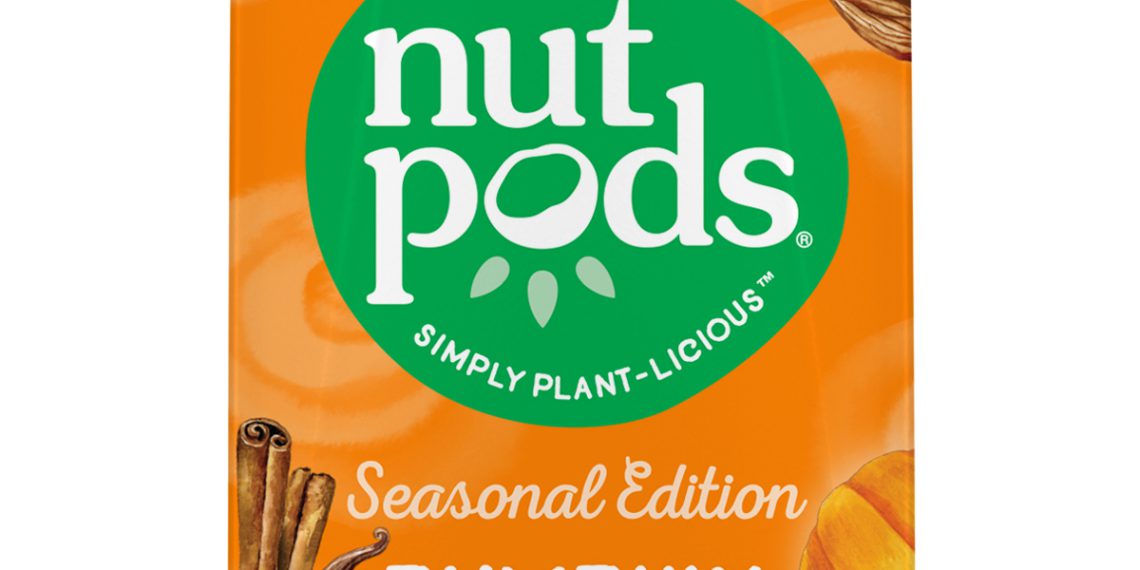 Nutpods will re-release their Seasonal Edition Pumpkin Spice creamer in North America’s first aseptic carton package made with polymers linked to plant-based renewable materials: SIGnature Pack from SIG.