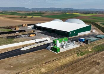 Newly built biomethane plant