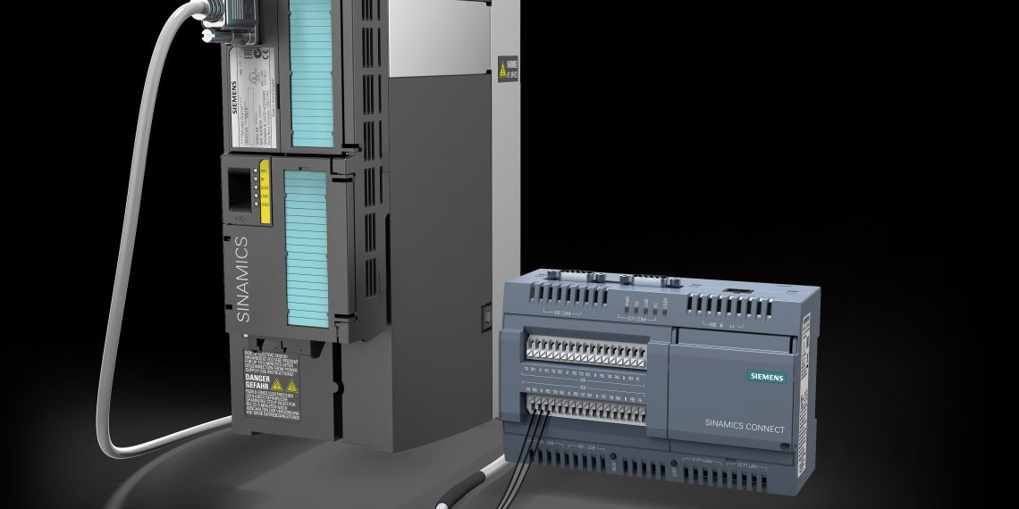 The new Sinamics Connect 300 from Siemens provides a simple plug-and-play solution for integrating converters of the Sinamics family into the IT world.