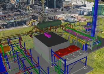 PlantSight brings together data from multiple sources including reality meshes in the one portal view, allowing rapid access to information that has previously been inaccessible. Picture: Siemens