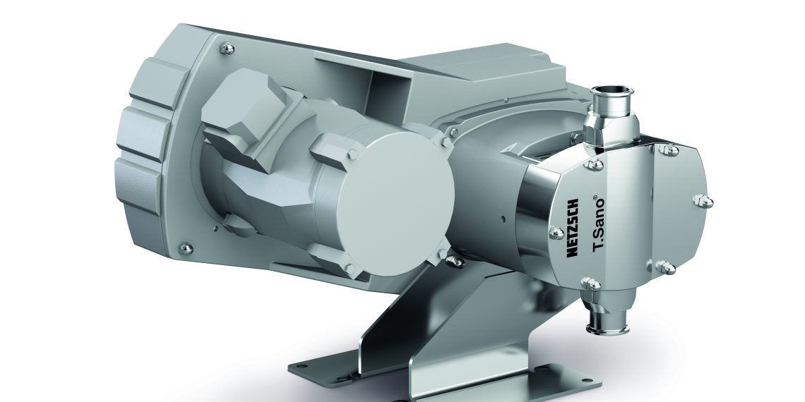 The new design of the Tornado rotary lobe pump T.Sano has a completely smooth housing which attracts barely any dirt and dust.