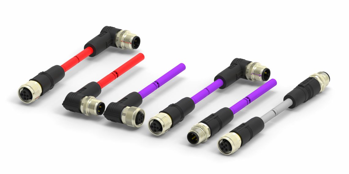TE Connectivity introduces M8/M12 cable assemblies with Fieldbus protocols