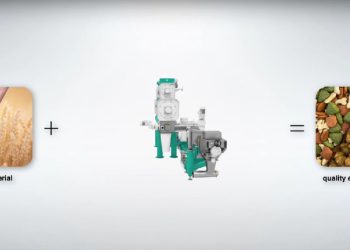 The single-screw extruder PolyOne Bühler