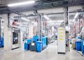 Aurora’s new production area is equipped with ultramodern ZSK 45 compounding systems from Coperion. (Picture: Coperion)