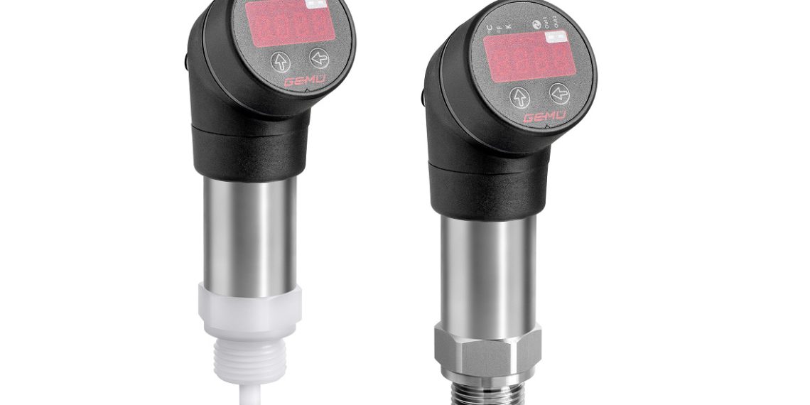 Temperature sensor Gemü 3240 with various process connections of metal and plastics. (Picture: Gemü)