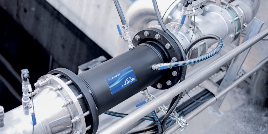 The new Solvocarb venturi injection system expands Linde’s portfolio of gas supply concepts and high-performance application technologies dedicated to the efficient addition of carbon dioxide (CO2) to drinking water, process water and industrial wastewater.