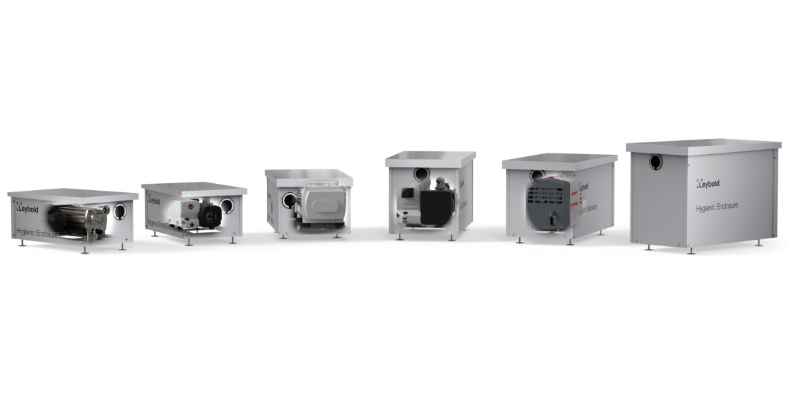 Leybold: Hygienic Enclosures for vacuum pumps ensure highest hygiene standards